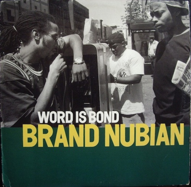 LP Brand Nubian - Word Is Bond VINYL SINGLE IMPORTADO