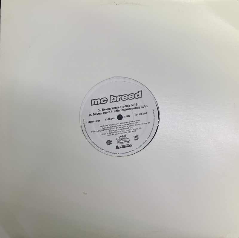 LP MC Breed- Seven Years E What You Want VINYL SINGLE IMPORTADO