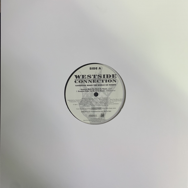 LP Westside Connection - Gangstas Make The World Go Round VINYL SINGLE IMPORTADO