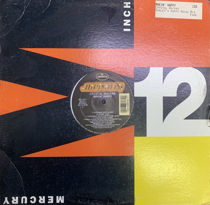 LP Crystal Waters - Makin Happy VINYL SINGLE IMPORTADO