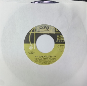 LP The Manhattan Transfer - Boy From New York City VINYL COMPACTO 7 POLEGADAS