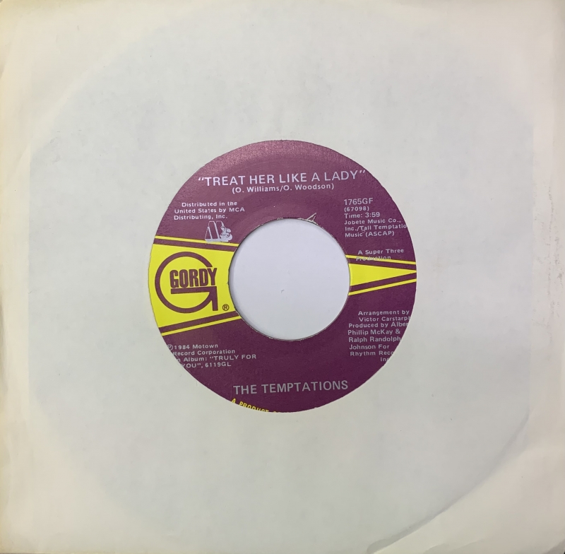 LP The Temptations - Treat Her Like A Lady VINYL COMPACTO 7 POLEGADAS LP The Temptations - Treat Her Like A Lady VINYL COMPACTO 7 POLEGADAS