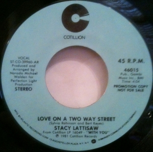 Stacy Lattisaw - Love On A Two Way Street (COMPACTO 7 POLEGADAS)