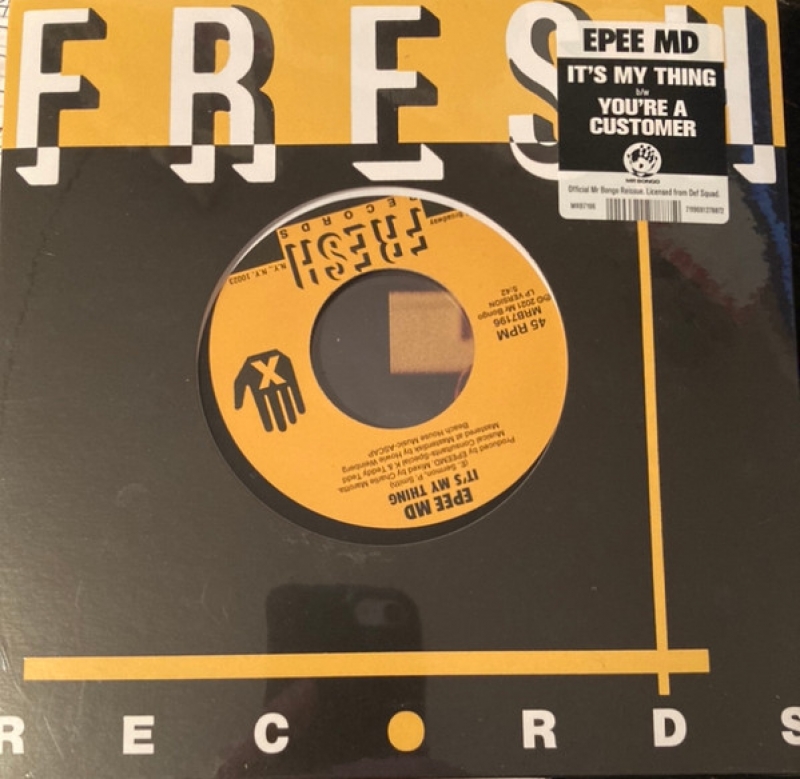 LP EPMD - It s My Thing E Youre A Customer VINYL COMPACTO 7 POLEGADAS EPMD LP EPMD - It s My Thing E Youre A Customer VINYL COMPACTO 7 POLEGADAS EPMD