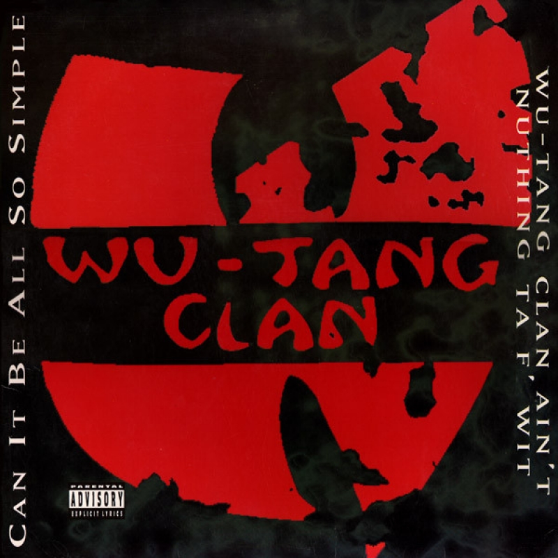 LP Wu-Tang Clan - Can It Be All So Simple Aint Nuthing Ta F Wit VINYL SINGLE IMPORTADO