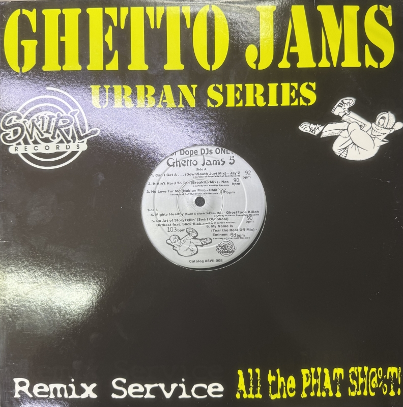 LP Ghetto Jams 5 - JAY Z EMINEM GHOSTFACE KILLAH OUTKAST DMX VINYL IMPORTADO