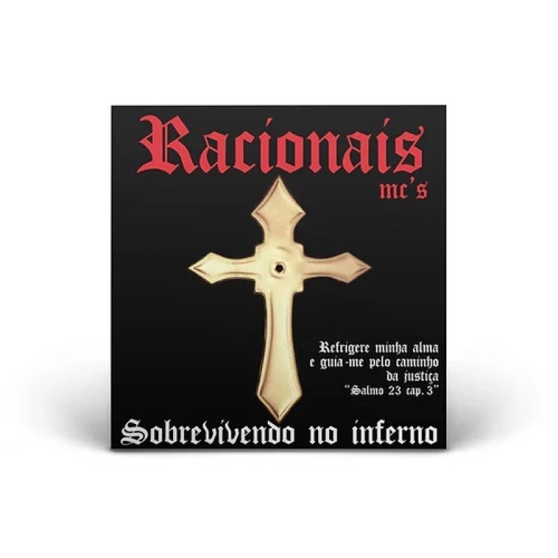 LP RACIONAIS MCS - SOBREVIVENDO NO INFERNO VINYL DUPLO C POSTER