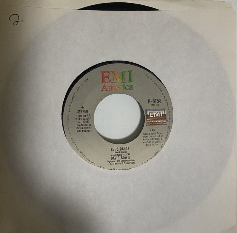 LP David Bowie - Lets Dance E Cat People (Putting Out Fire) VINYL COMPACTO 7 POLEGADAS