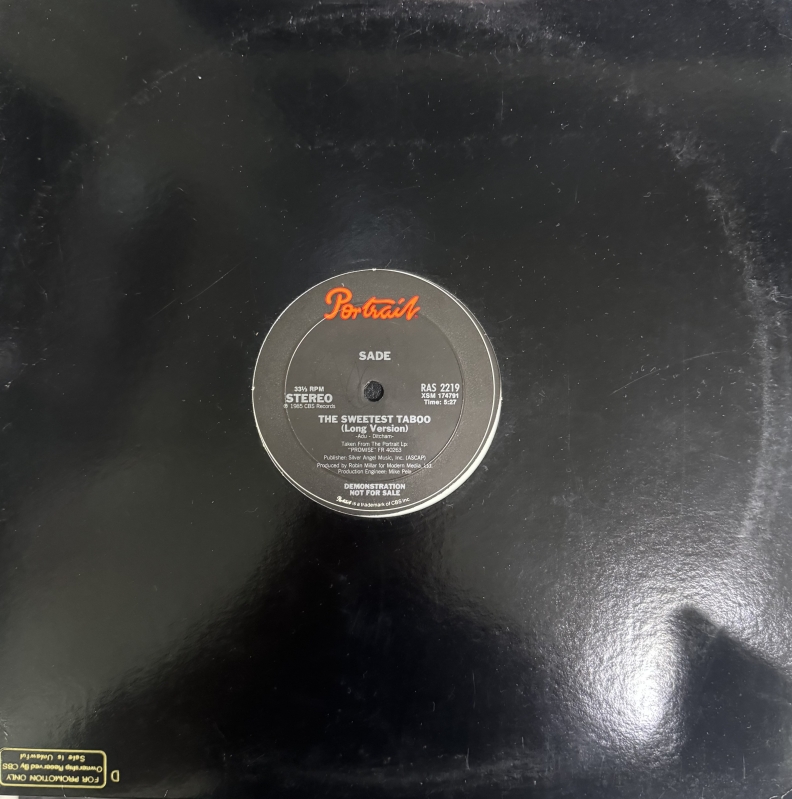 LP Sade - The Sweetest Taboo VINYL SINGLE IMPORTADO