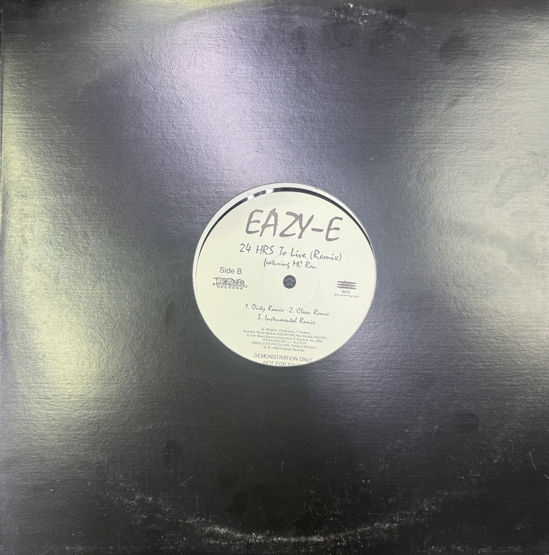 LP Eazy E - BNK e 24 Hrs To Live (Remix) VINYL SINGLE IMPORTADO