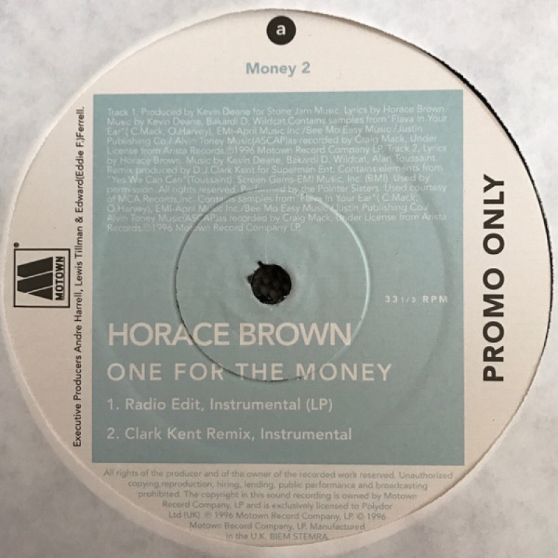 LP Horace Brown - One For The Money (Remixes)