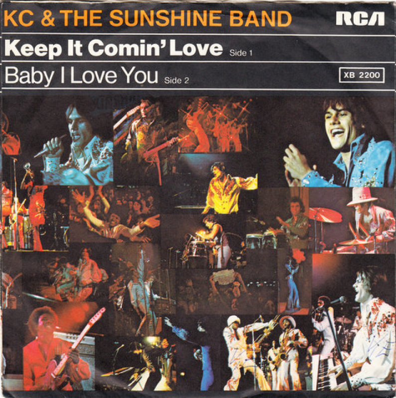 LP KC & The Sunshine Band - Keep It Comin Love VINYL COMPACTO 7 POLEGADAS