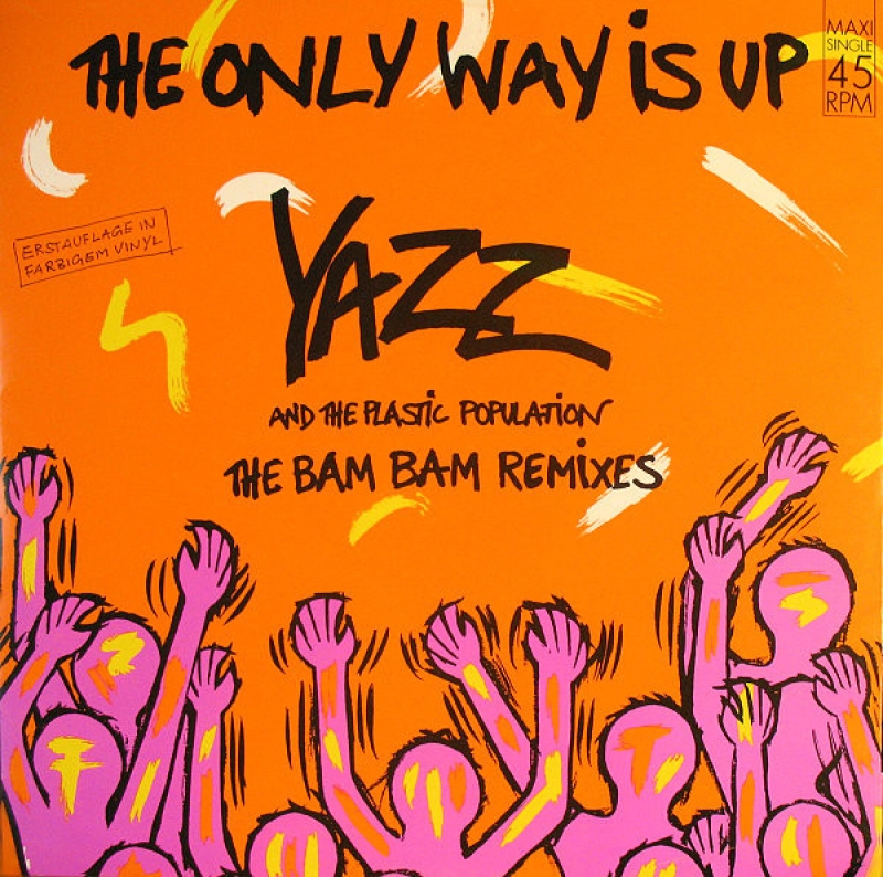 LP Yazz And The Plastic Population - The Only Way Is Up (The Bam Bam Remixes) VINYL SINGLE IMPORTADO