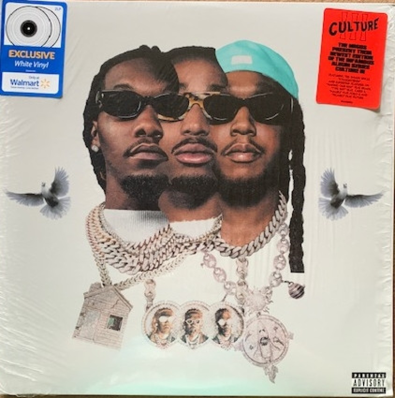 LP Migos - Culture III VINYL DUPLO IMPORTADO LACRADO VINYL BRANCO