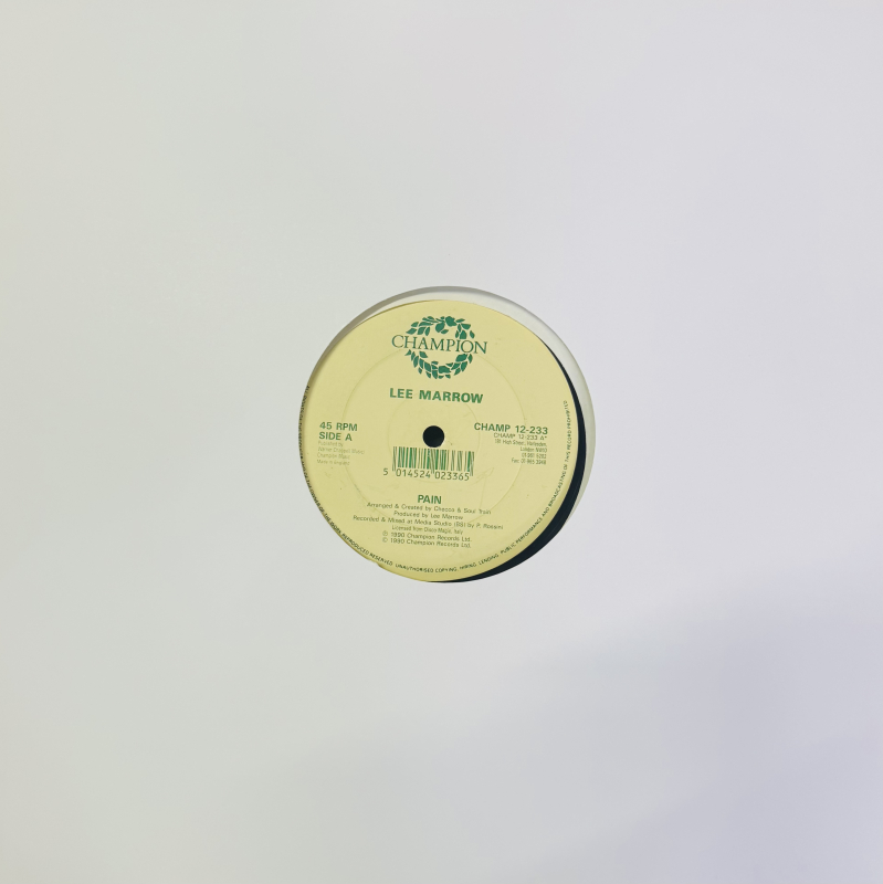 LP Lee Marrow - Pain VINYL SINGLE IMPORTADO