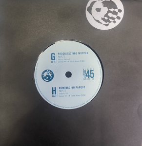 LP PAPETE - PROCISSAO DOS MORTOS E DOMINGO NO PARQUE VINYL COMPACTO 7 POLEGADAS