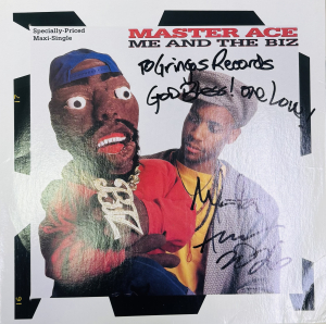 LP Master Ace - Me And The Biz VINYL SINGLE IMPORTADO (AUTOGRAFADO)