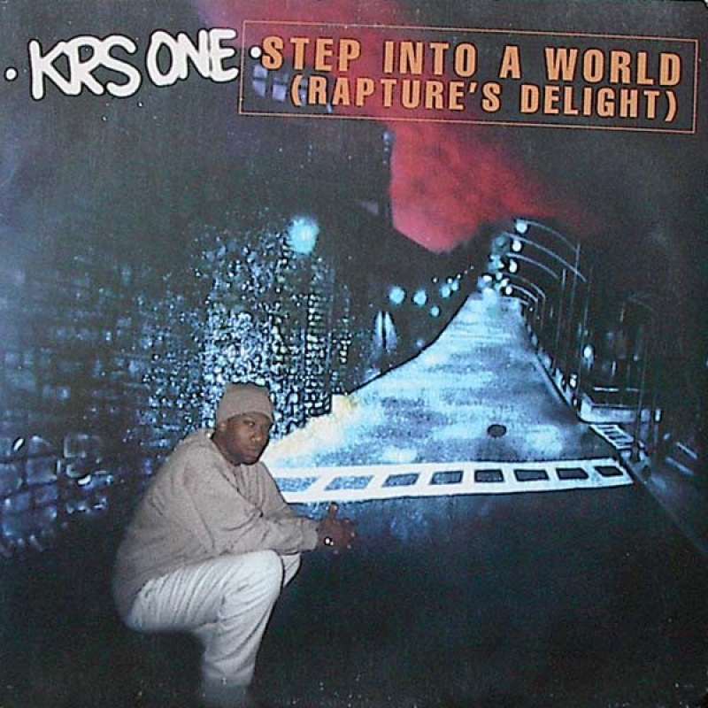 LP KRS ONE - Step Into A World (Raptures Delight) VINYL SINGLE IMPORTADO