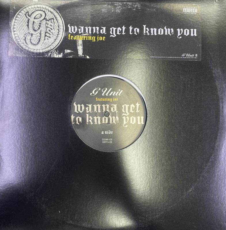 LP G Unit feat Joe - Wanna Get To Know You VINYL SINGLE IMPORTADO