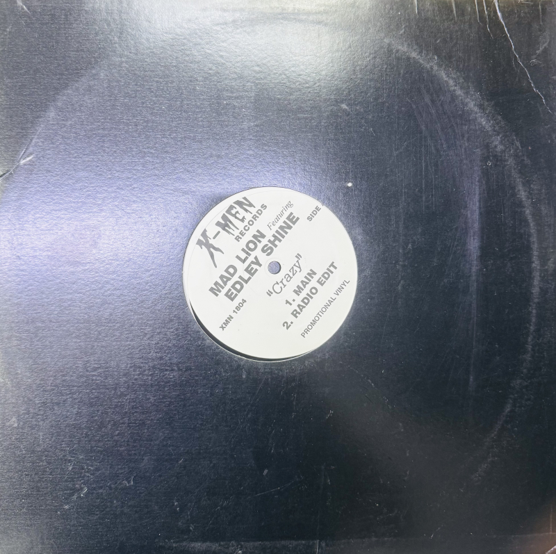 LP Mad Lion Featuring Edley Shine - Crazy VINYL SINGLE IMPORTADO