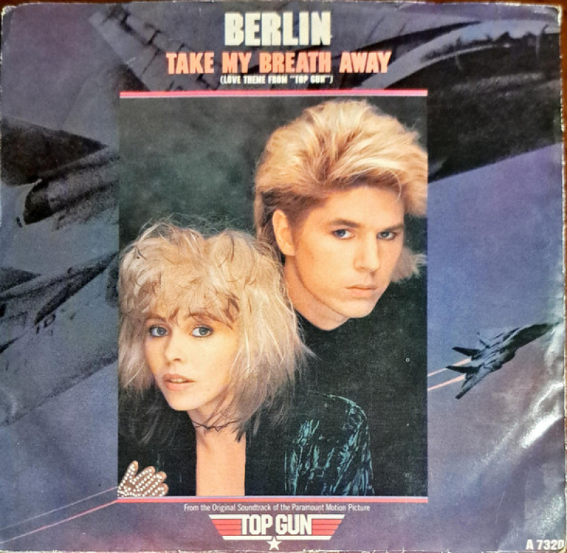 LP Berlin - Take My Breath Away Love Theme From Top Gun VINYL COMPACTO 7 POLEGADAS
