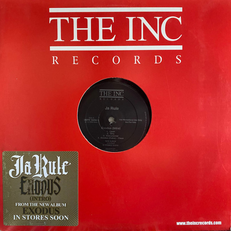 LP Ja Rule - Exodus (Intro) E  Me VINYL SINGLE IMPORTADO