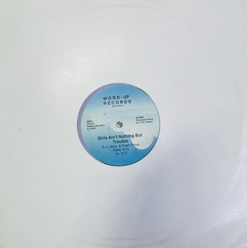 LP DJ Jazz Jeff & Fresh Prince - Girls Aint Nothing But Trouble VINYL SINGLE IMPORTADO
