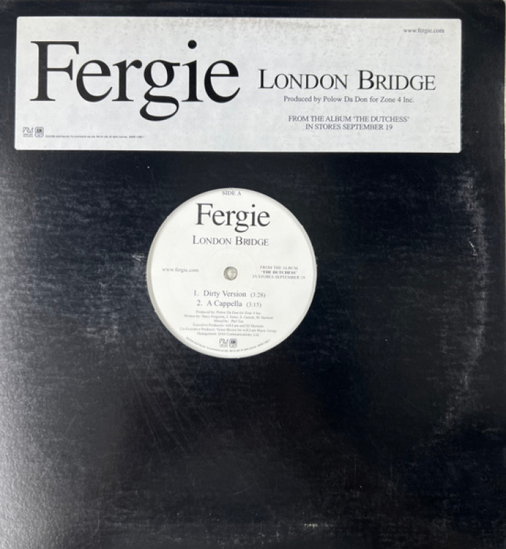 LP Fergie - London Bridge VINYL SINGLE IMPORTADO