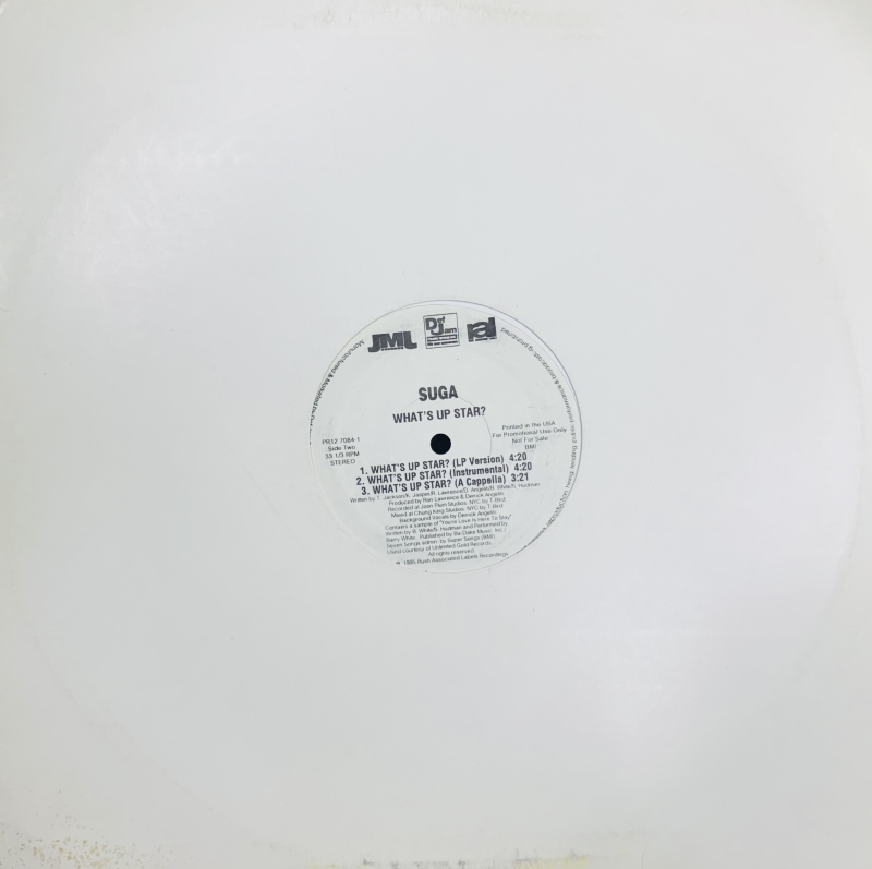 LP Suga - Whats Up Star VINYL SINGLE IMPORTADO