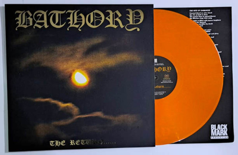 LP Bathory - The Return VINYL LARANJA 300 COPIAS EDICAO LIMITADO