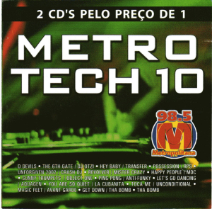 Metro Tech 10 - D DEVILS ANTI FUNKY AVANT GARDE THA BOMB OBJECT ONE (CD DUPLO)