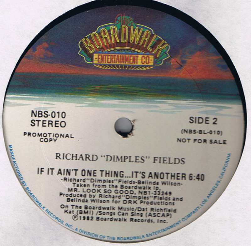 LP Richard Dimples Fields - If It Ain t One Thing   It s Another VINYL SINGLE IMPORTADO