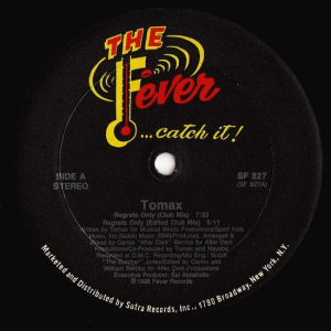LP Tomax - Regrets Only VINYL SINGLE IMPORTADO