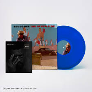 LP Seu Jorge - The Other Side VINYL AZUL e REVISTA NOIZE