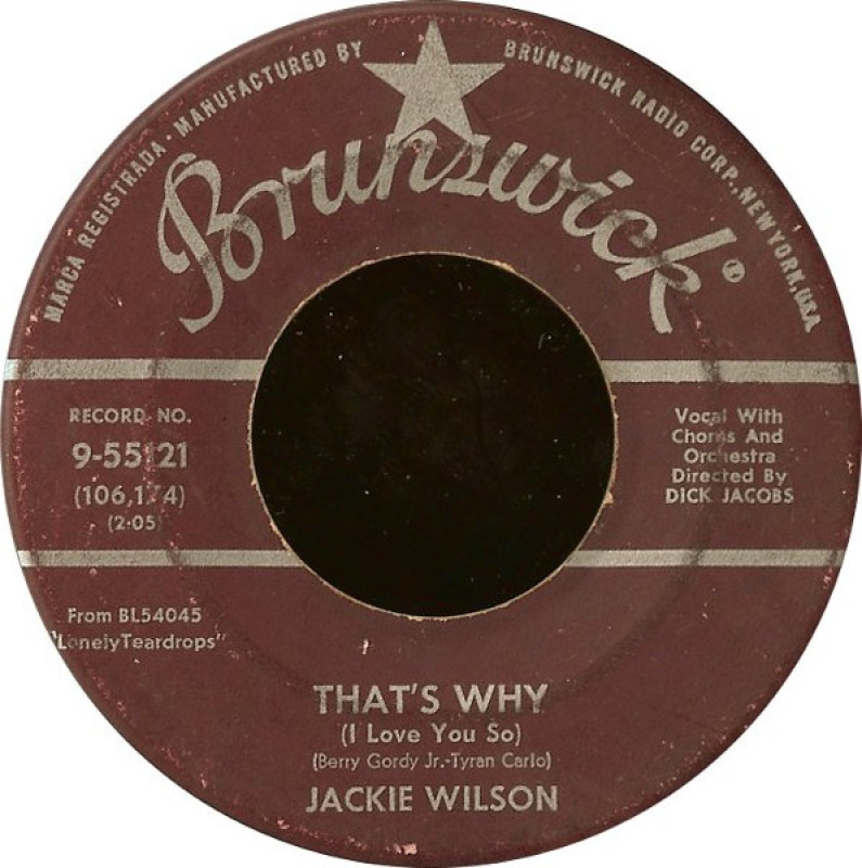 LP Jackie Wilson - That s Why (I Love You So) & Love Is All VINYL COMPACTO 7 POLEGADAS