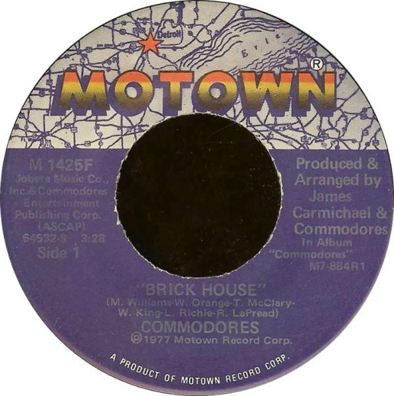 LP Commodores - Brick House VINYL COMPACTO 7 POLEGADAS