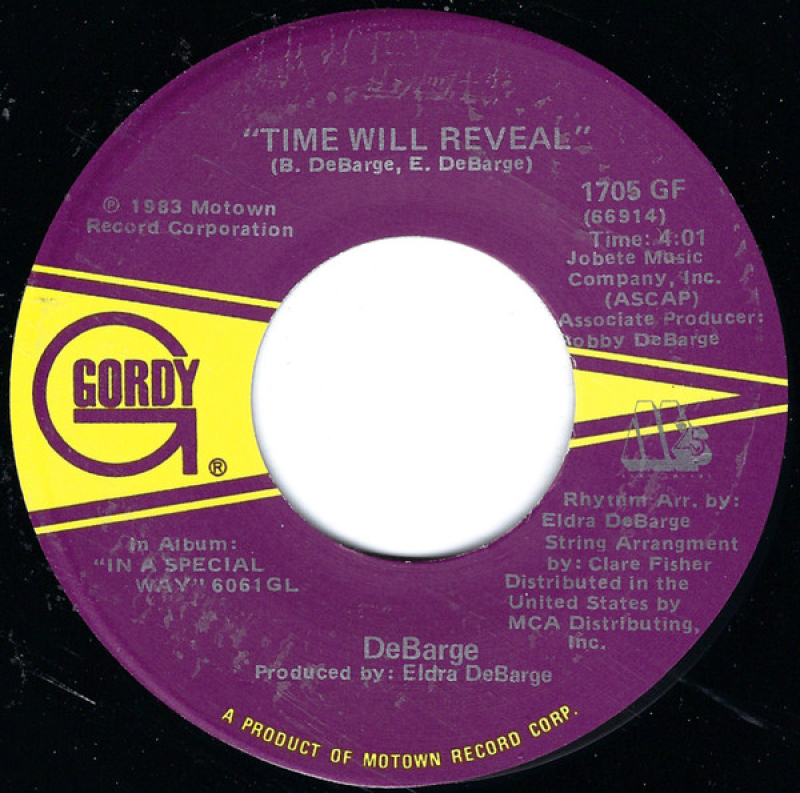 LP DeBarge - Time Will Reveal /  I ll Never Fall In Love Again VINYL COMPACTO 7 POLEGADAS