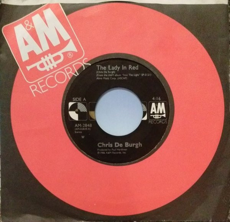 LP Chris De Burgh - The Lady In Red VINYL COMPACTO 7 POLEGADAS