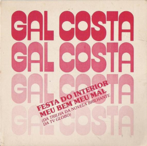 LP Gal Costa - Festa Do Interior  Meu Bem Meu Mal VINYL COMPACTO 7 POLEGADAS