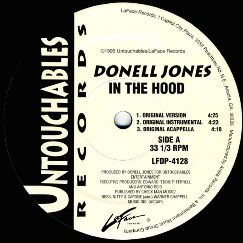 LP Donell Jones - In The Hood VINYL SINGLE IMPORTADO