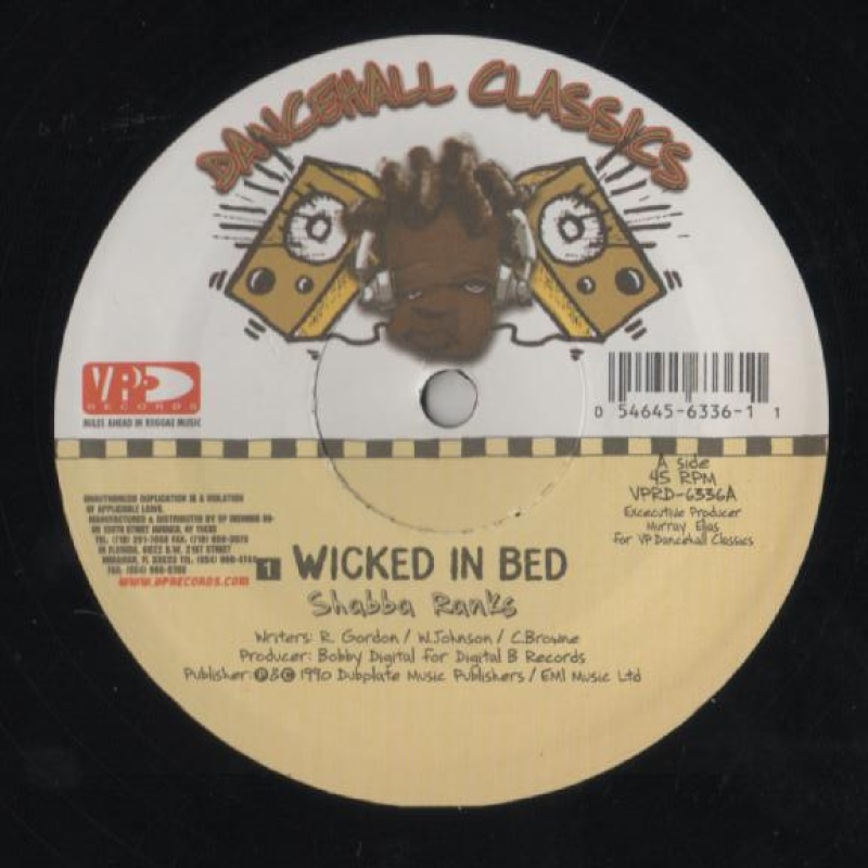 LP Shabba Ranks E Singing Melody - Wicked In Bed E Groovy Kinda Love VINYL SINGLE IMPORTADO
