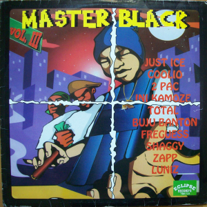 LP Master Black Vol 3 - JUST ICE COOLIO 2 PAC INI KAMOZE SHAGGY ZAPP (CD)