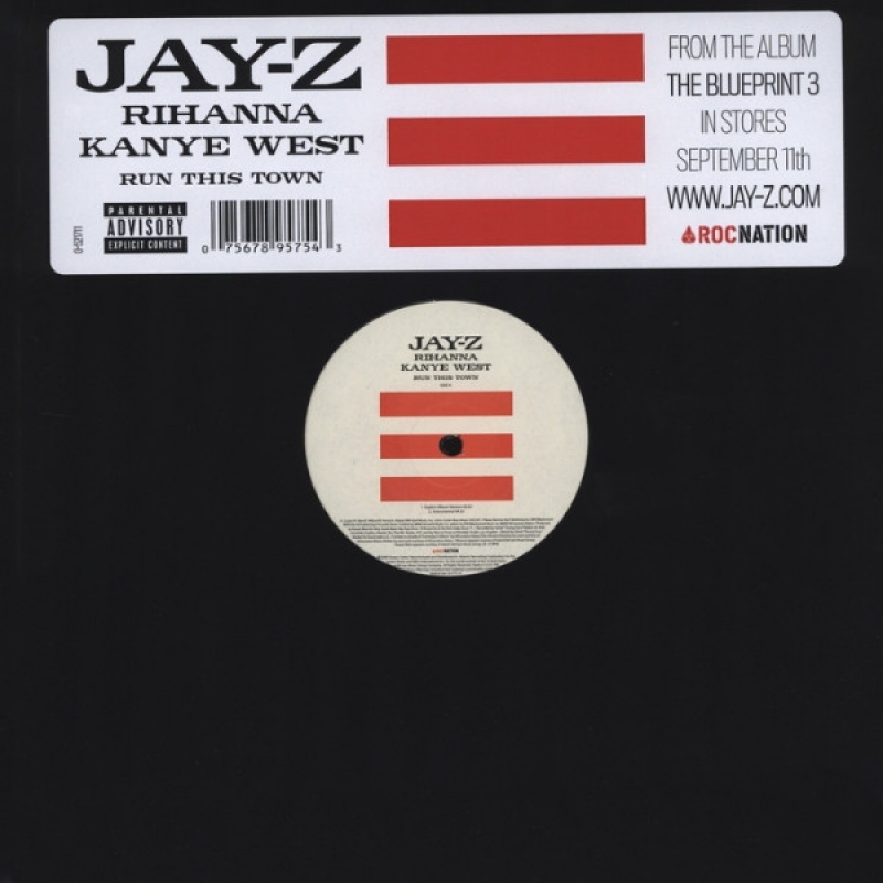 LP Jay-Z Feat  KANYE WEST e RIHANNA - Run This Town LP 12