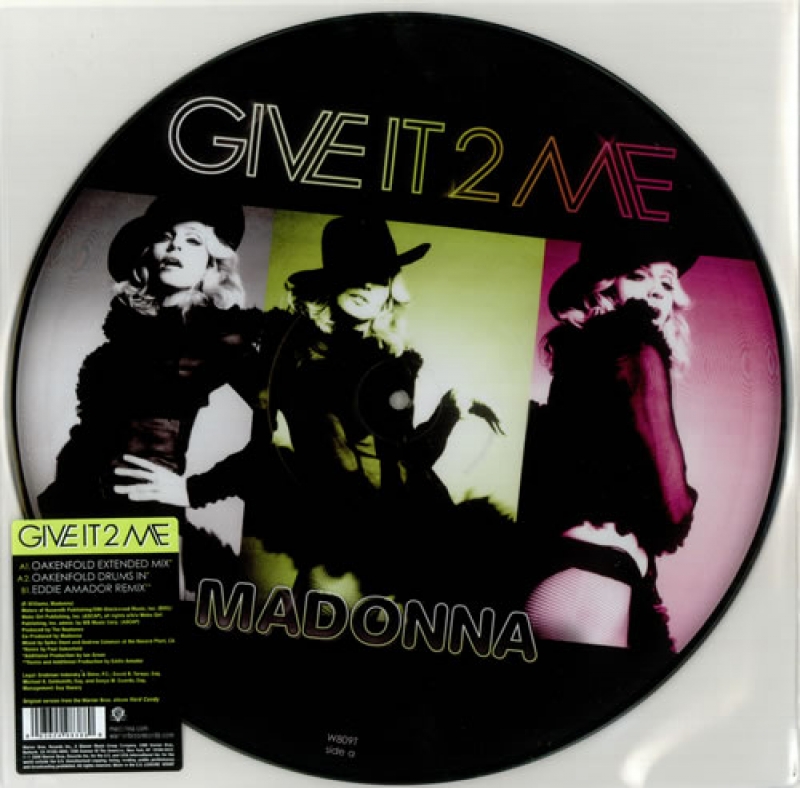 LP Madonna - Give It 2 Me VINYL PICTURE IMPORTADO