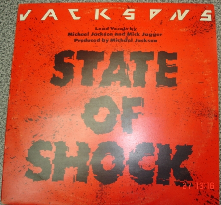JACKSONS 5 - STATE OF SHOCK  LP VINYL