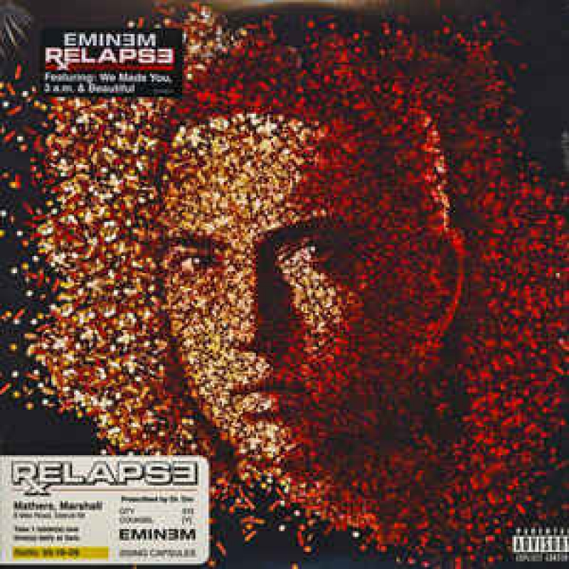 LP Eminem - Relapse VINYL IMPORTADO DUPLO (LACRADO)