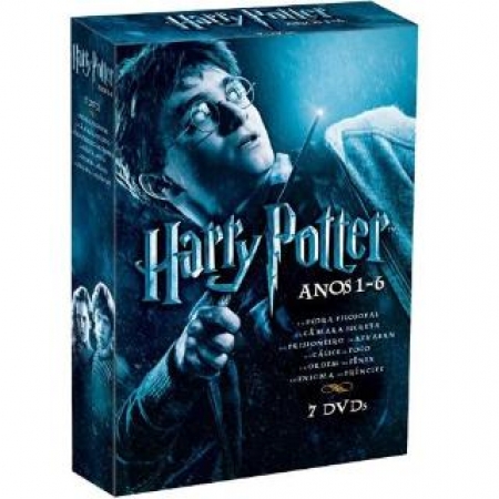 BOX Harry Potter - Anos 1-6  COM 7 DVDS