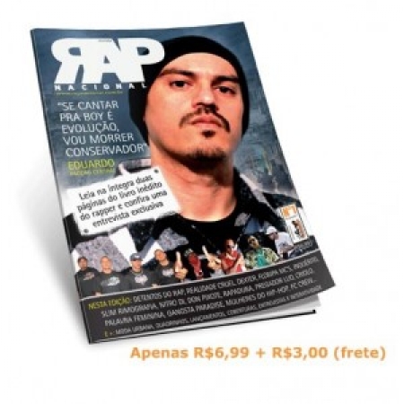Revista Rap Nacional - 1 Com Eduardo Facção Central PRODUTO INDISPONIVEL
