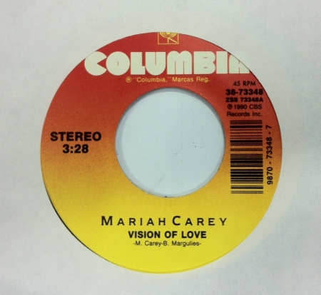 LP MARIAH CAREY - VISION OF LOVE LP 7 POLEGADAS