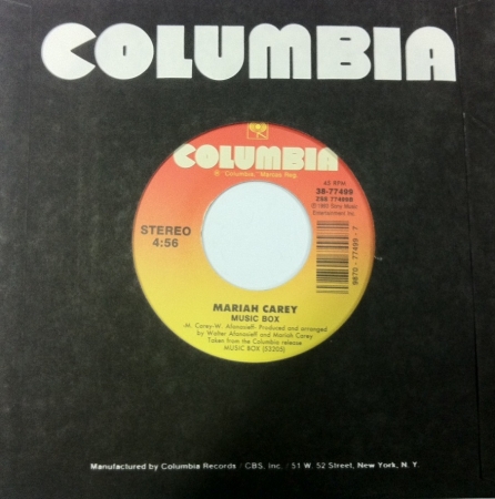LP MARIAH CAREY - MUSIC BOX LP 7 POLEGADAS